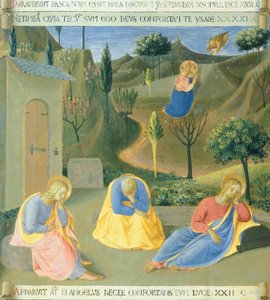 Einsatz, der im Garten betet, Tafel aus dem Armadio degli Argenti (Silbertruhe) mit dem Leben Jesu