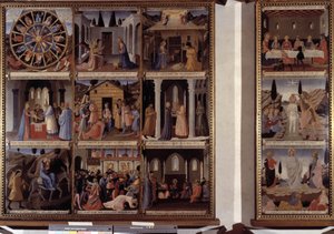 Szenen aus dem Leben Christi von Fra  Angelico
