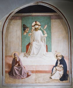 Die Verspottung Christi mit Maria und St. Dominikus