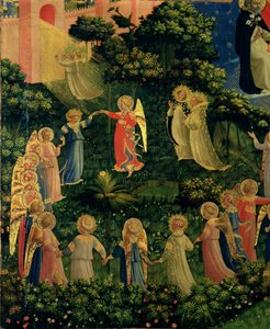 Detail des Himmels aus dem Jüngsten Gericht