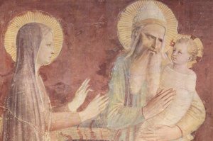 Die Darstellung im Tempel (Detail)