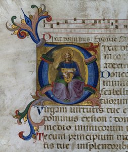 Ms 531 f.169v Historisierte Initiale 