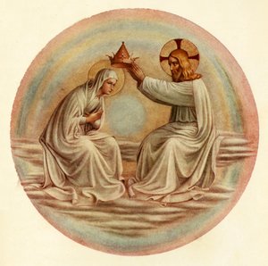 Die Krönung der Jungfrau, 15. Jahrhundert, ca. 1909 von Fra Angelico