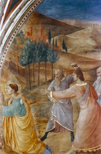 Die Steinigung des Heiligen Stephanus, Mitte des 15. Jahrhunderts von Fra Angelico