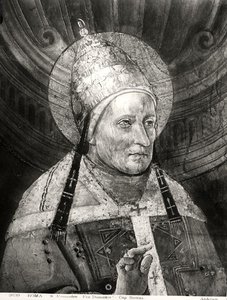 Alexander I. (gest. 115) aus der Sixtinischen Kapelle von Fra Diamante