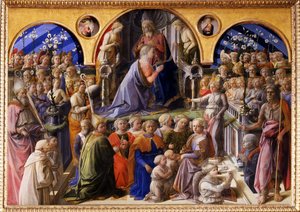 Die Krönung der Jungfrau, zwischen 1439 und 1447