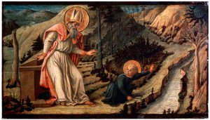 Die Vision des Heiligen Augustinus, zwischen 1452 und 1465