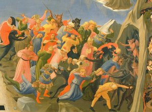 Das Jüngste Gericht (Detail) von Fra Giovanni Angelico da Fiesole