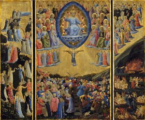 Das Jüngste Gericht Flügelaltar, frühes 15. Jahrhundert von Fra Giovanni Angelico da Fiesole