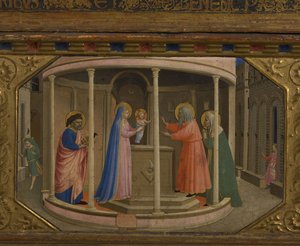 Die Darstellung im Tempel, Der Verkündigungsaltar mit 5 Predella-Szenen, 1430-1432