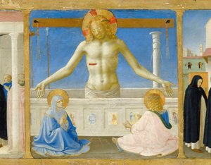 Die Auferstehung Predella des Retabels Die Krönung der Jungfrau, ca. 1430