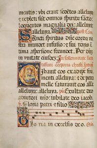 Initiale C: Der auferstandene Christus