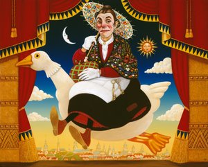 Dan Leno (1860-1904) als Mutter Gans, 1996