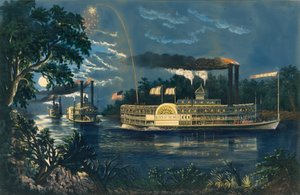 Eine Biegung am Mississippi - Der Abschiedsgruß, 1866