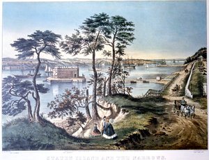 Staten Island und die Narrows, New York, USA, ca. 1834-ca. 1876
