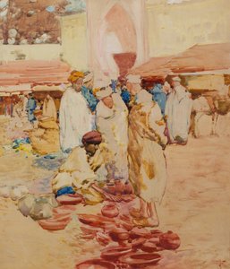 Töpfermarkt in Tanger von Frances Hodgkins