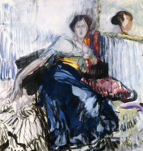 Liegende Frau von Frances Hodgkins