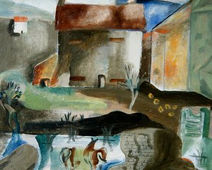 Der Mühlenteich, ca. 1930