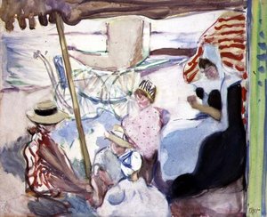 Das Picknick, ca. 1914 von Frances Hodgkins