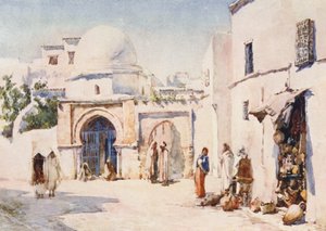 Die Zaouia der Rue Tourbet el Bey, Tunis von Frances Nesbitt