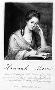 Hannah More, graviert von Edward Scriven, 1838 (Gravur) von Frances Reynolds