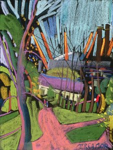 Millennium Dome vom Greenwich Park von Frances Treanor