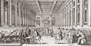 Laurentianische Bibliothek, späte 18. Jahrhundert.