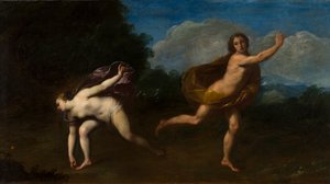 Hippomenes und Atalanta in einer Landschaft, ca. 1598-1660 von Francesco (attr. to) Albani