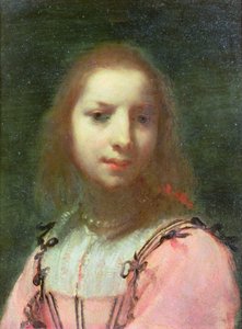 Porträt einer jungen Frau, ca. 1640 von Francesco (attr. to) Furini