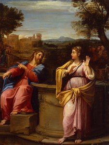Christus und die Frau von Samaria am Brunnen