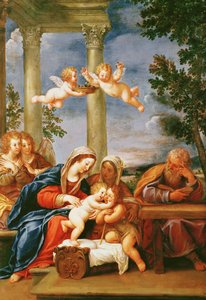 Die Heilige Familie mit St. Elisabeth und St. Johannes dem Täufer, ca. 1645-50