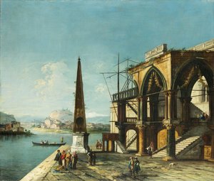 Francesco Albotto Architektonische Capriccio