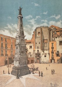San Domenico Maggiore Platz, in Neapel