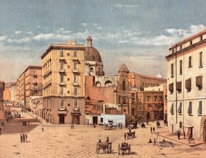 San Francesco Platz an der Porta Capuana in Neapel