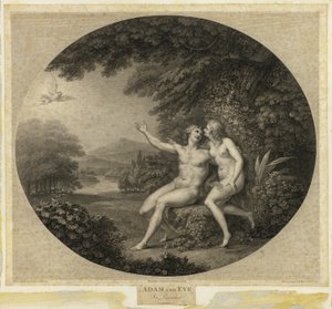 Adam und Eva im Paradies