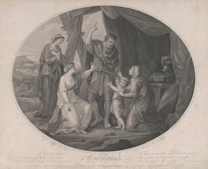 Coriolanus: Der Gott der Soldaten, um unverwundbar zu beschämen... Shakespeare, Coriolanus von Francesco Bartolozzi