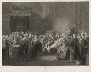Tod des Grafen von Chatham von Francesco Bartolozzi