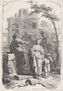 Hagar in die Wildnis geschickt, 1758