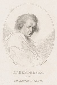 John Henderson in der Rolle des Iago aus Shakespeares Othello, 1786