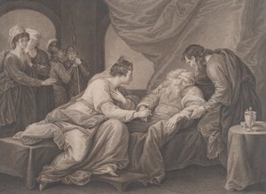 König Lear und Cordelia, Shakespeare, König Lear, Akt 4, Szene 7