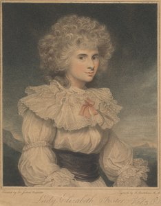 Lady Elizabeth Cavendish (geb. Hervey), Herzogin von Devonshire von Francesco Bartolozzi