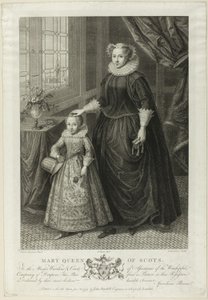 Maria Stuart, Königin von Schottland von Francesco Bartolozzi