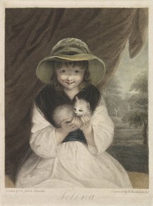 Mädchen mit Katze