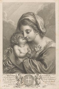 Mutter und Kind von Francesco Bartolozzi