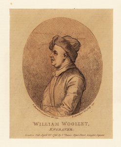Porträt von William Woollet, englischer Graveur
