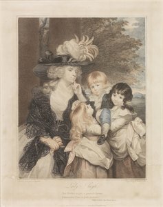 Porträt von Lady Smith und ihren drei Kindern