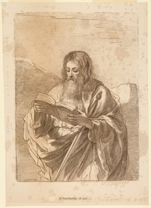 Der heilige Paulus beim Lesen von Francesco Bartolozzi