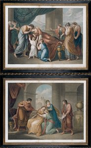 Der Tod der Alkestis, nach Angelika Kauffman