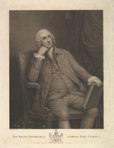 Der ehrenwerte Charles Pratt, 1. Earl Camden, Lordkanzler, 1795 von Francesco Bartolozzi