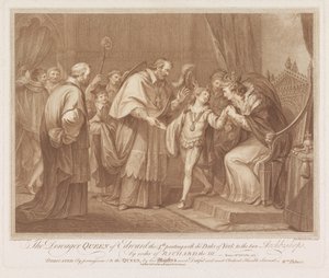 Witwe von Edward IV übergibt ihren Sohn an zwei Erzbischöfe von Francesco Bartolozzi